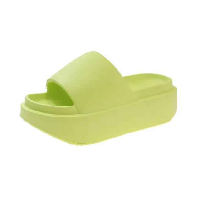 GR - Non-slip elevated platform EVA slippers for women