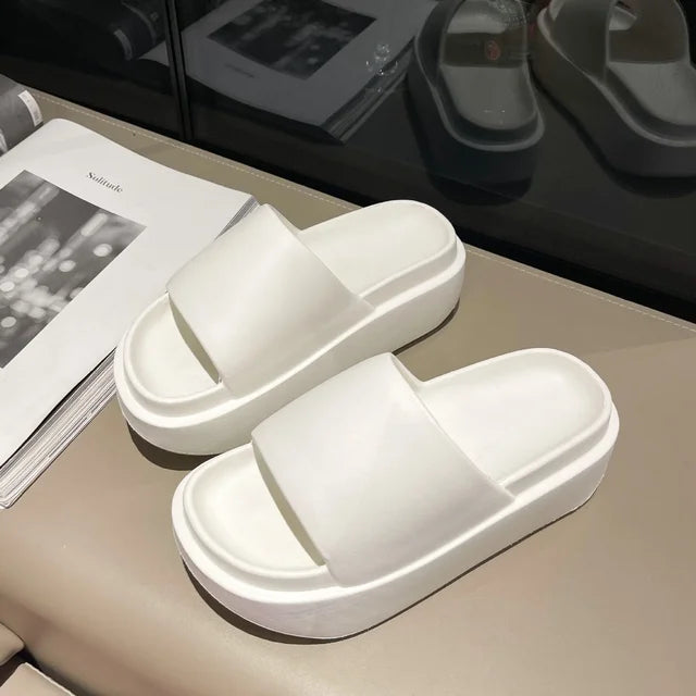 GR - Non-slip elevated platform EVA slippers for women