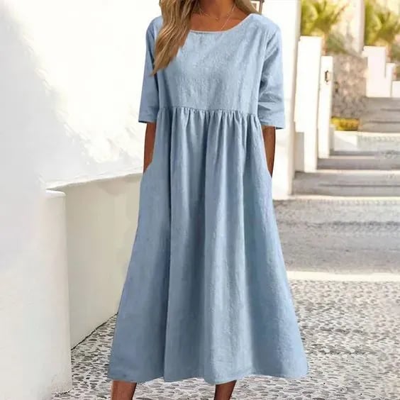 GR | Elegant, comfortable cotton dress
