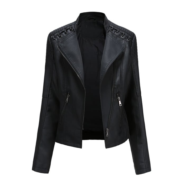 GR | Washed lambskin leather jacket