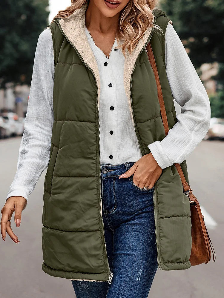 GR | Jamia Reversible Hooded Vest