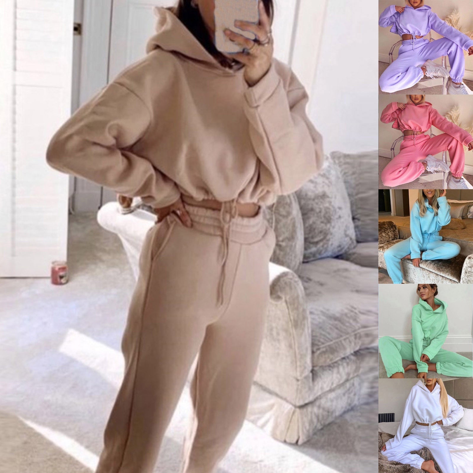 GR Elegance - Women's 2-piece tracksuit with long-sleeved hoodie 