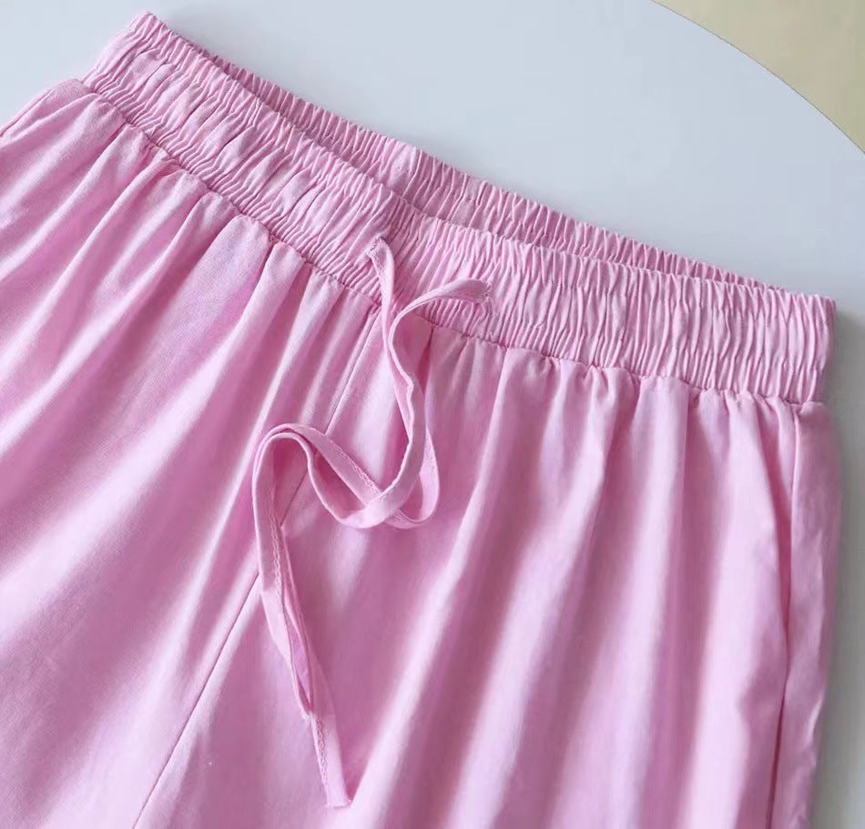 GR | Stylish Two-Piece Linen Set