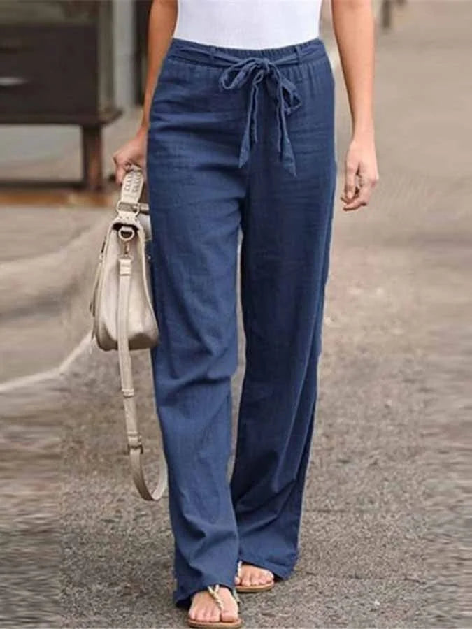 GR | Lässige Damen Leinenhose Für Stilvolle Leichtigkeit