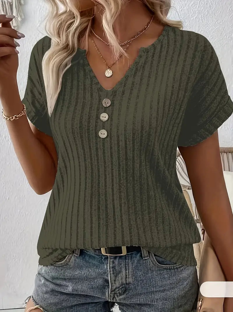 GR | Bequemes Damen T-Shirt Aus Baumwolle