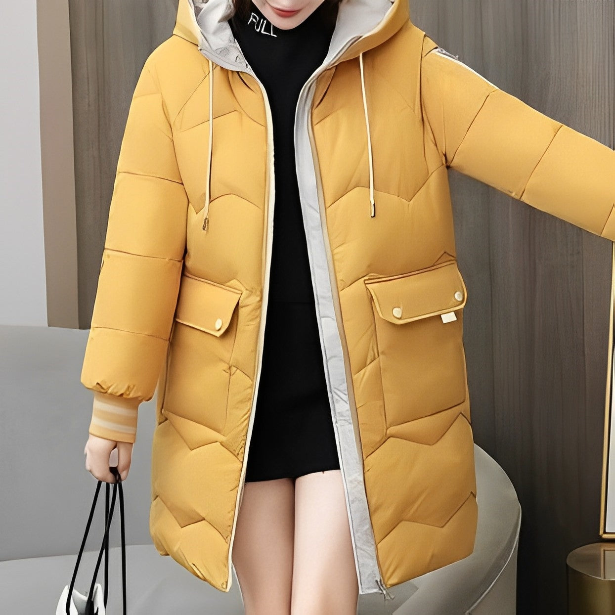 GR | Warm and Long Padded Coat