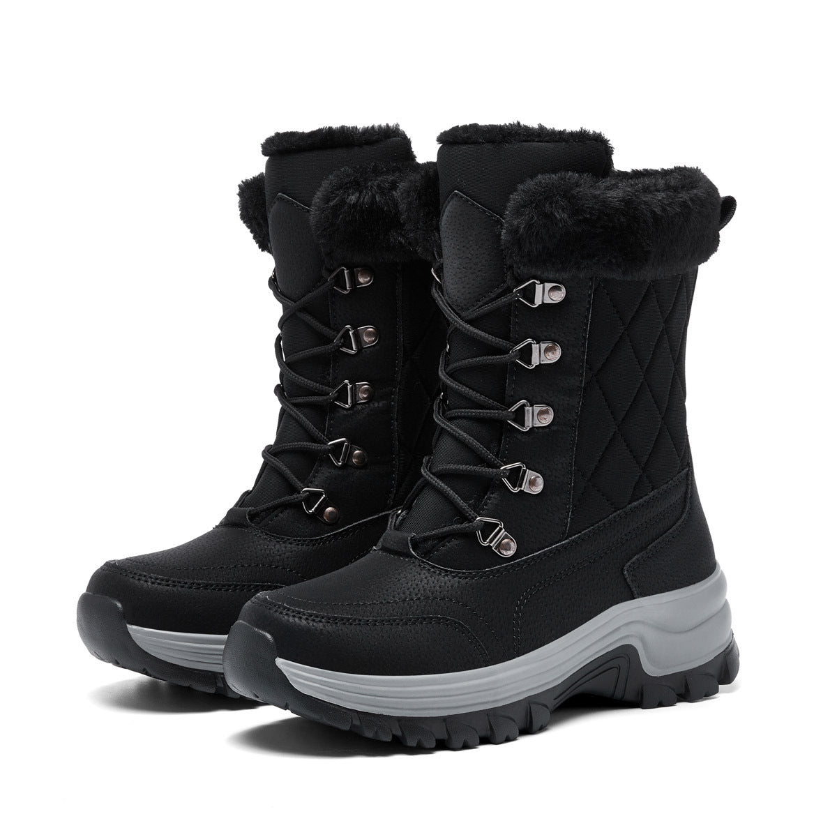 GR | Casual winter fleece-lined boots for women