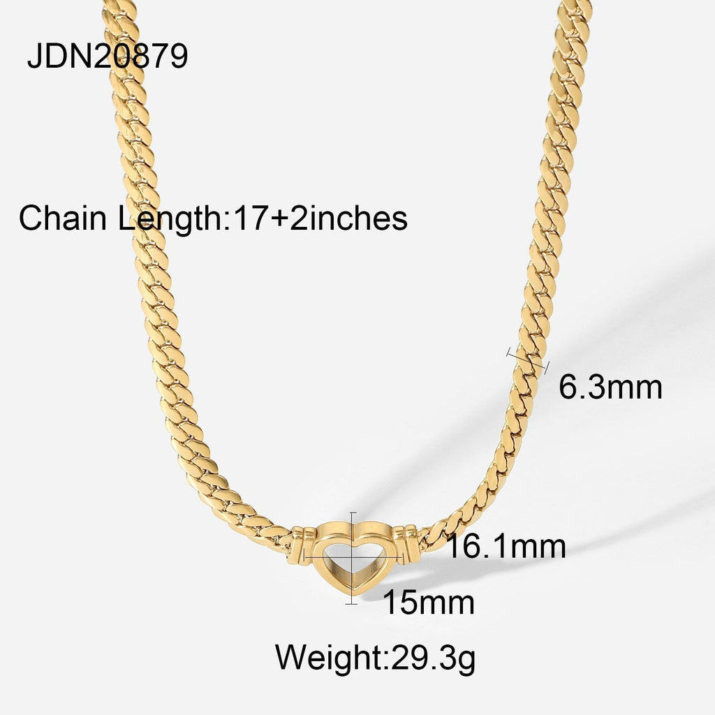 GR | Cuban Heart Necklace