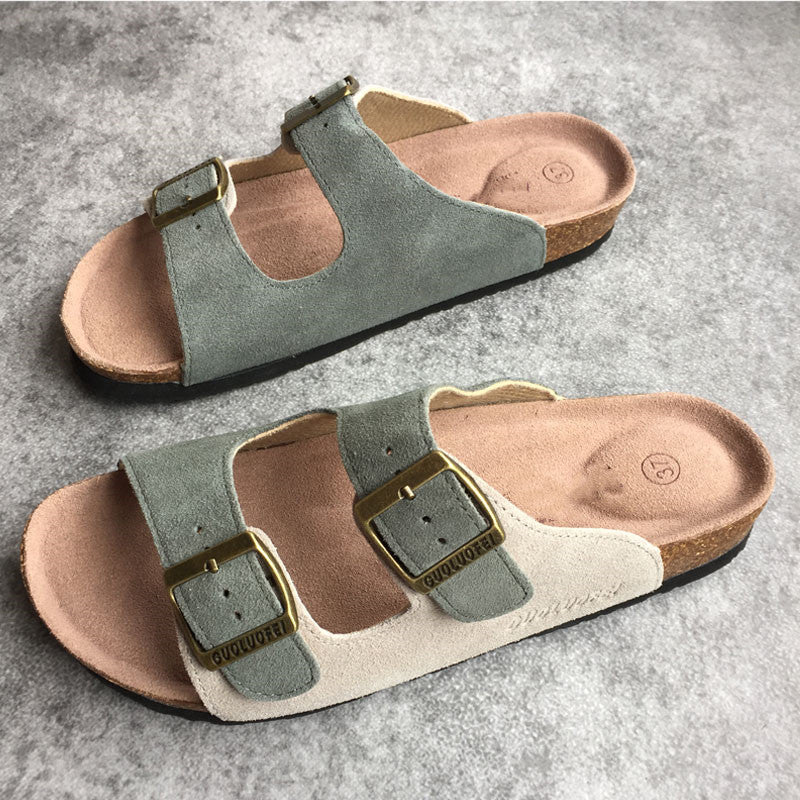 GR | Orthopedic Sandals with Cork Footbed Superior Support