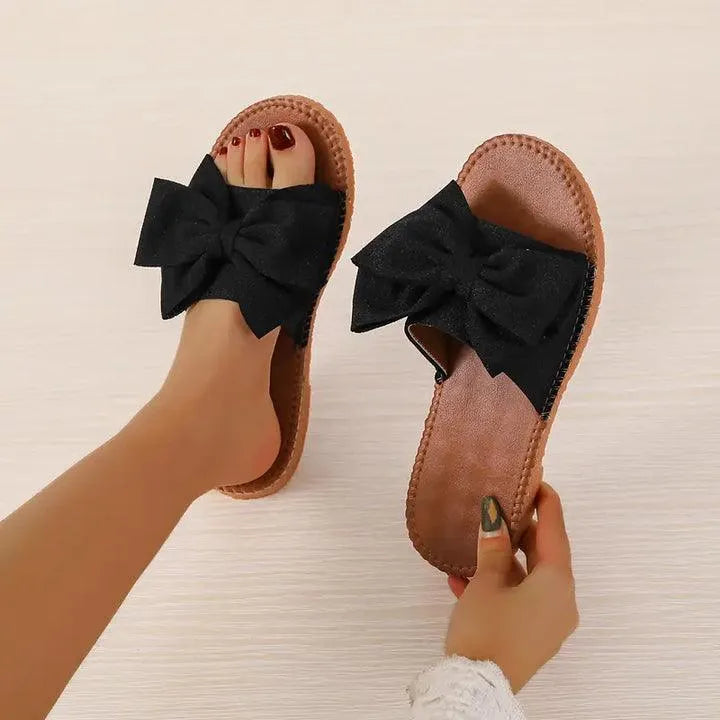 GR | Comfortable Chic Flat Shoes with Bow