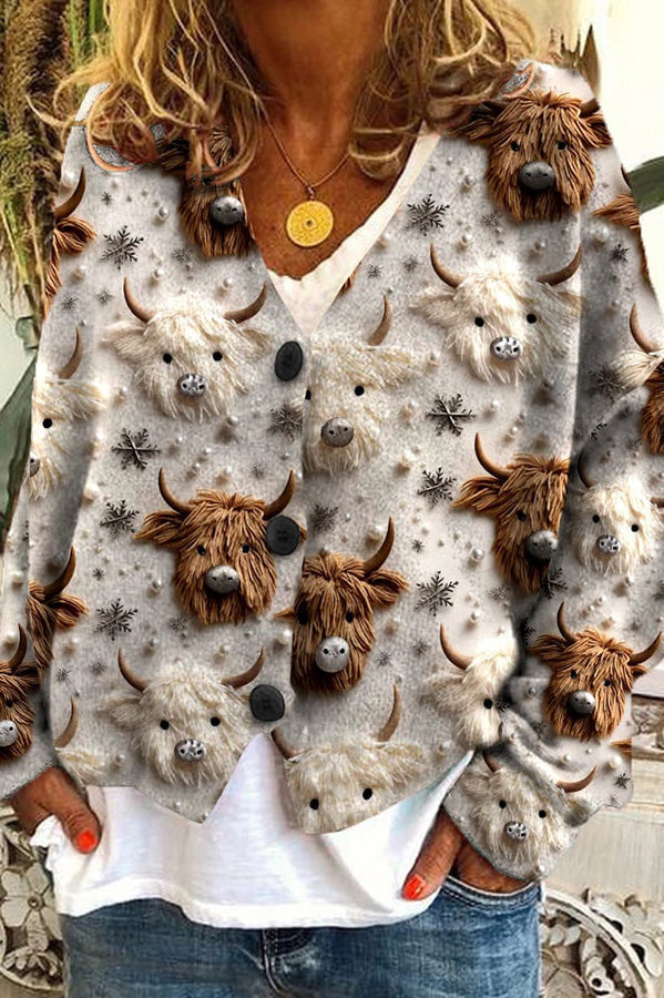 GR | Bedruckte Boho-Weste im Vintage-Stil