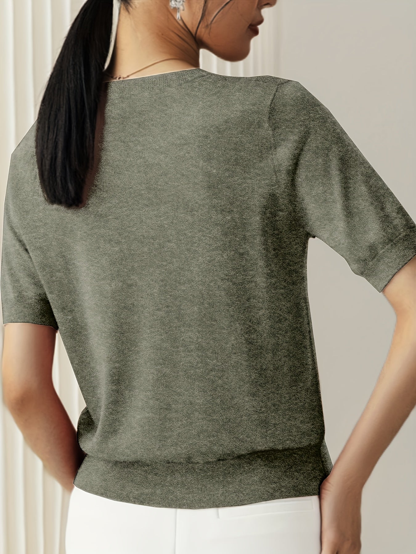 GR | Damen Lässiger Pullover