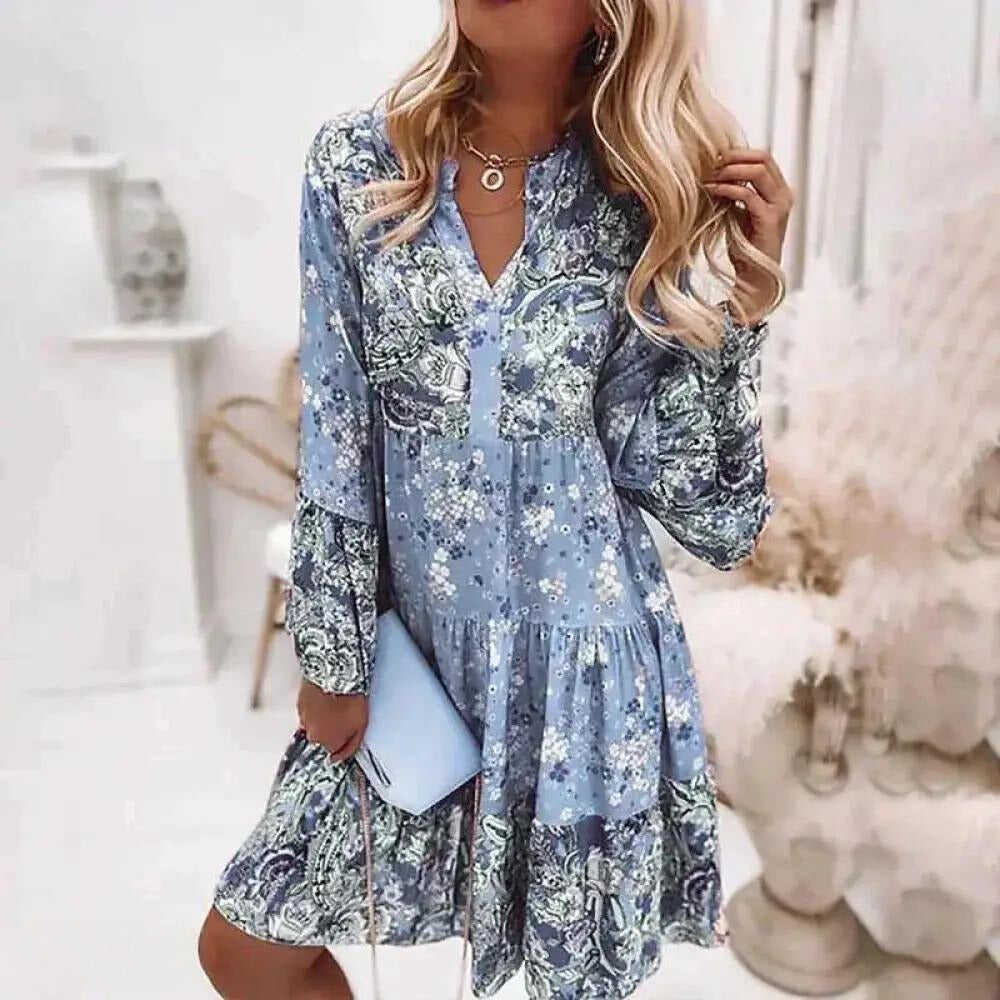 GR - Floral Elegance Flower Dress
