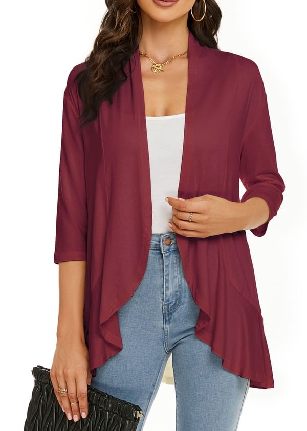 GR | Elegant open-front women's jacket