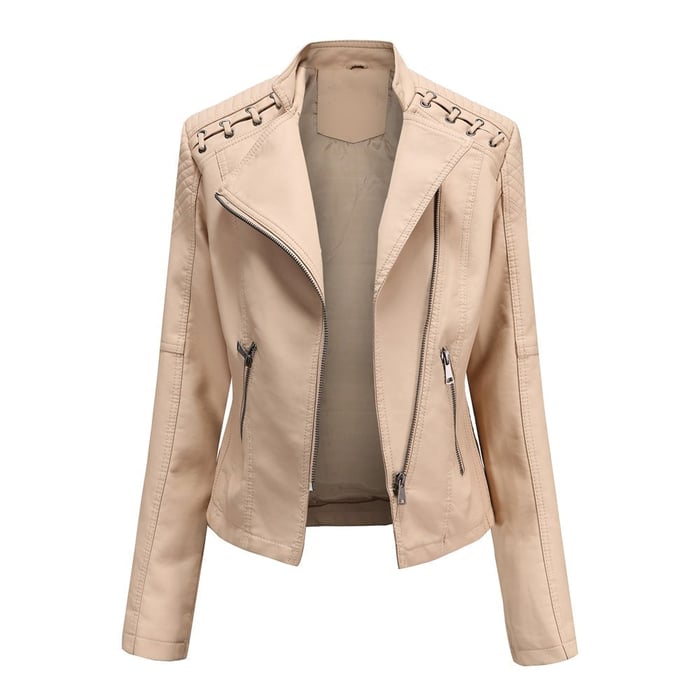 GR | Washed lambskin leather jacket