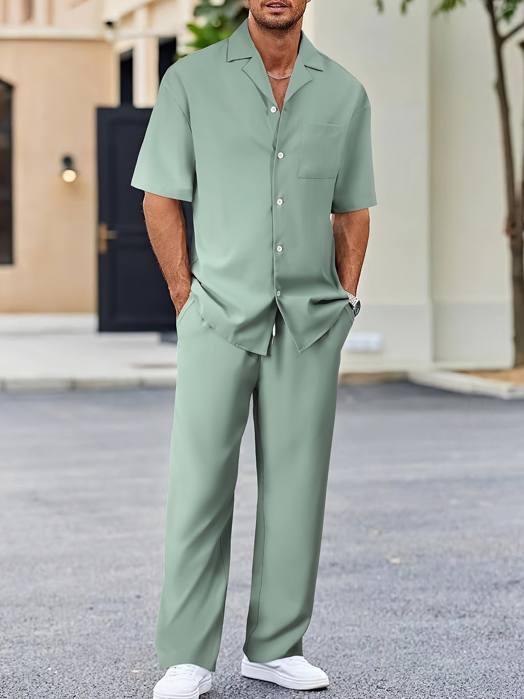 GR | Summer outfit set in a single color