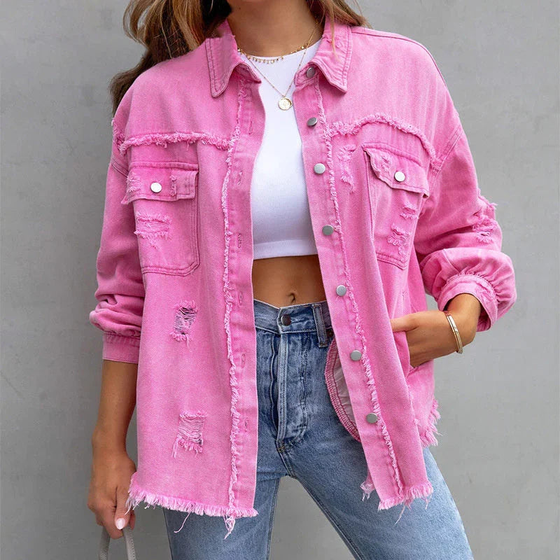 GR | Trendy denim jacket - breathable and stylish for everyday wear