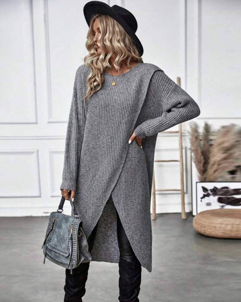 GR | Winter Pulloverkleid – Stylisch Und Wärmend Für Die Kalte Saison