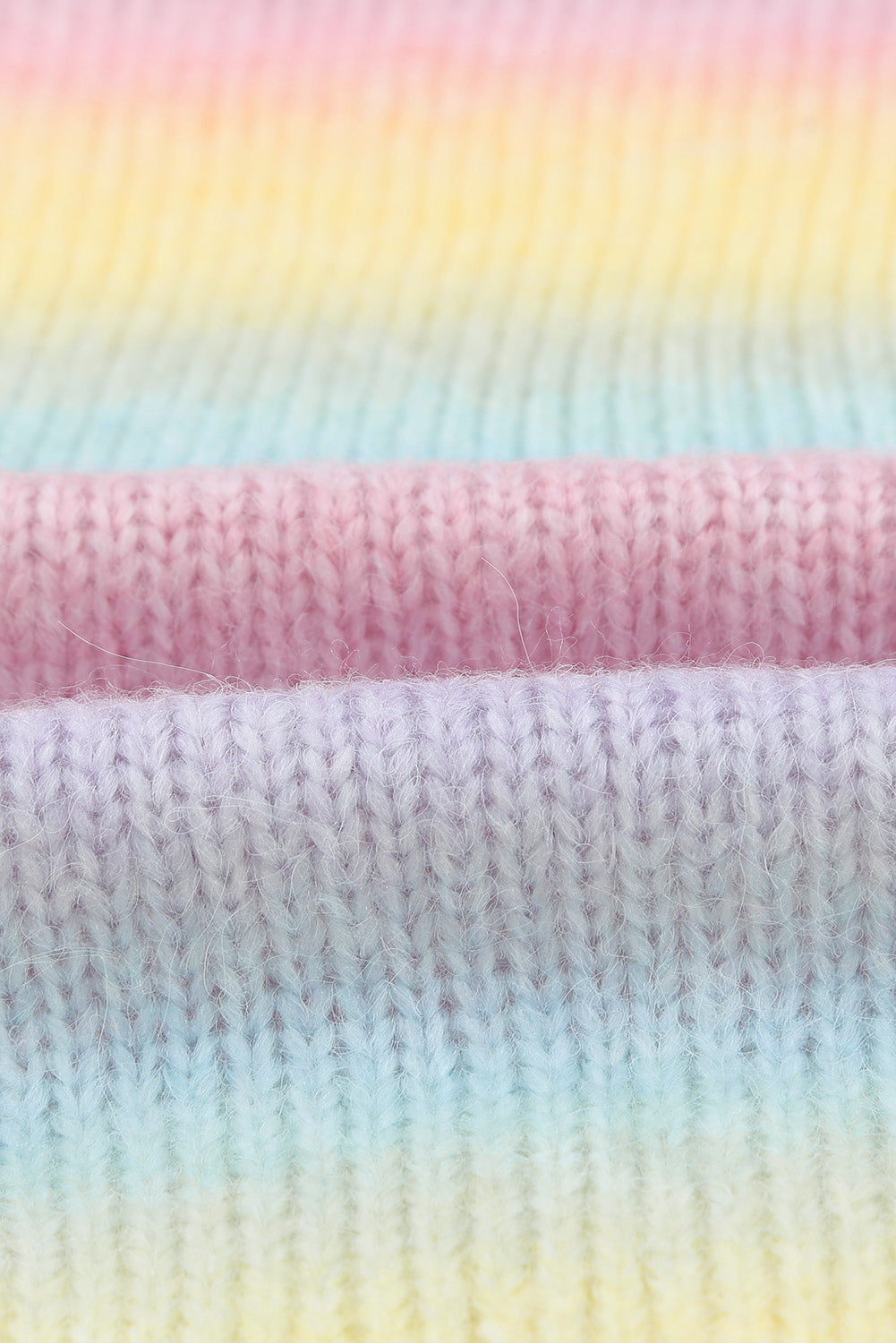 GR | Gradient Offene Vorderseite Fallendes Schulter Cardigan