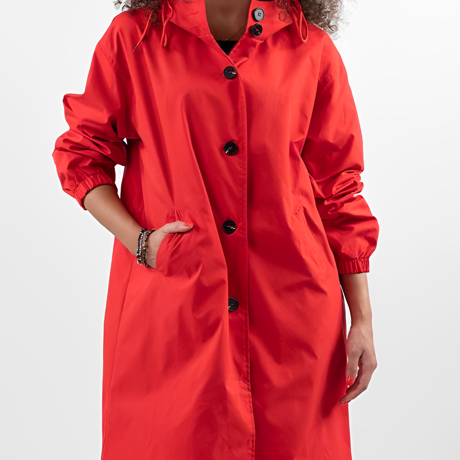 GR | Stylish waterproof rain jacket with