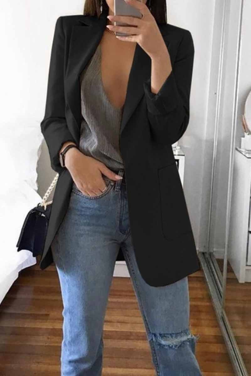 GR | Comfortable long blazer