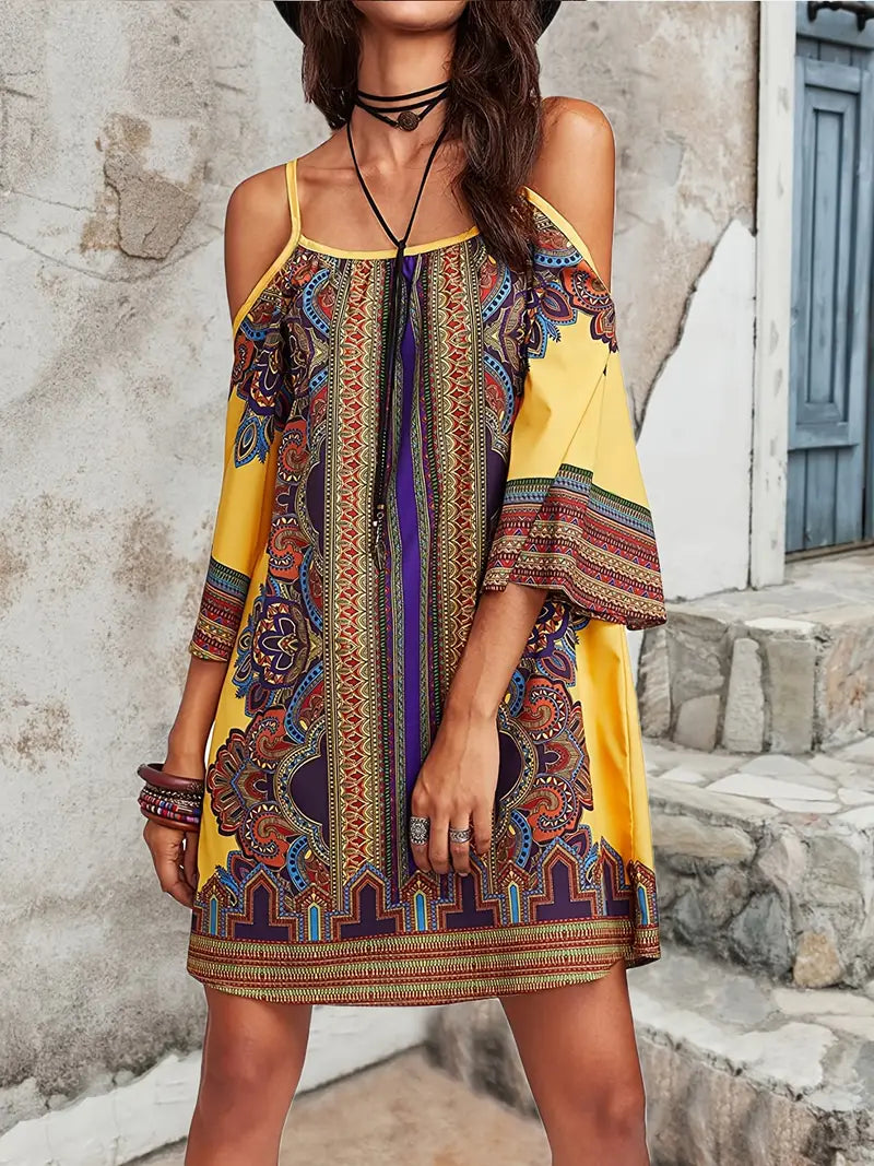 GR | Colorful Boho Summer Dress