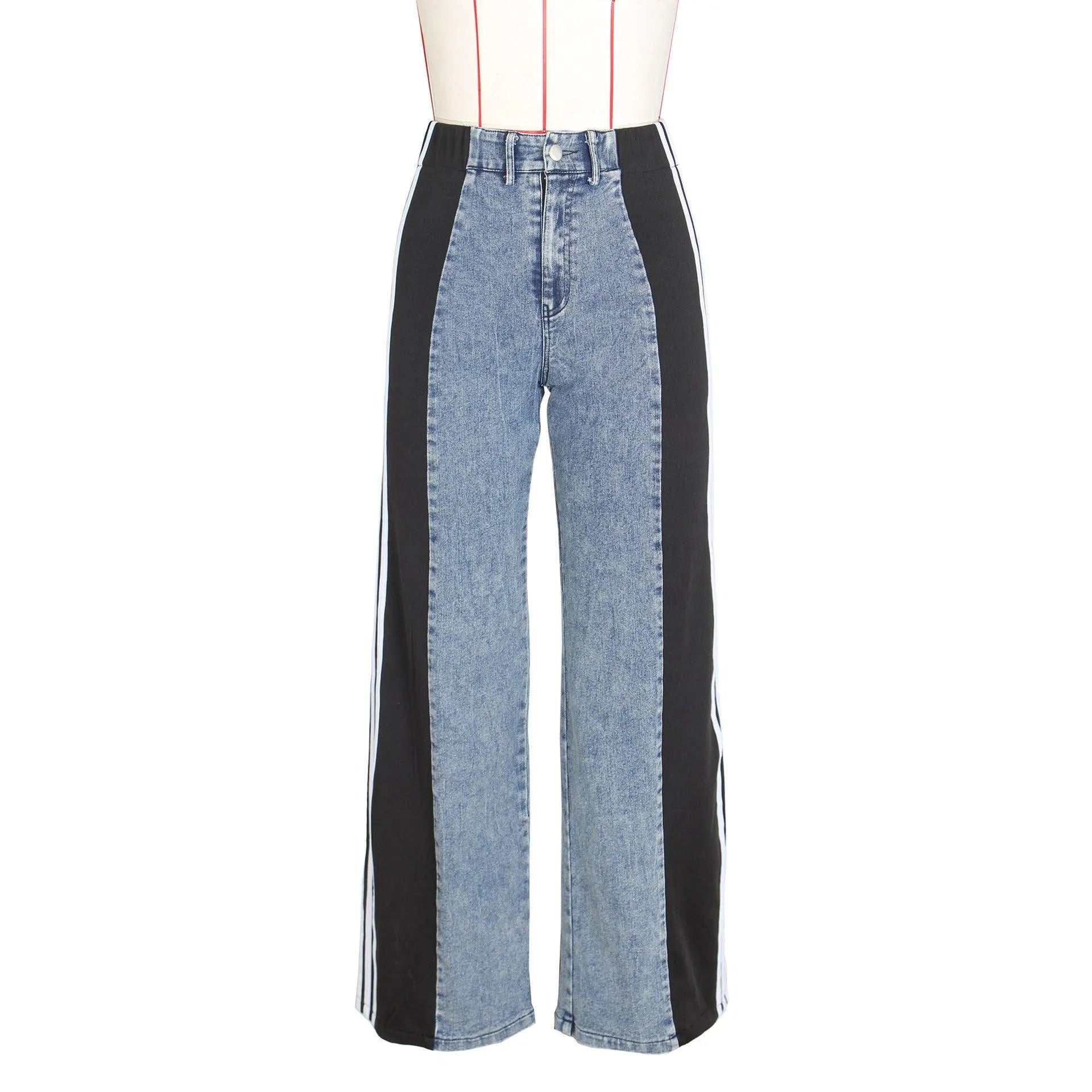 GR | Wide-leg denim trousers