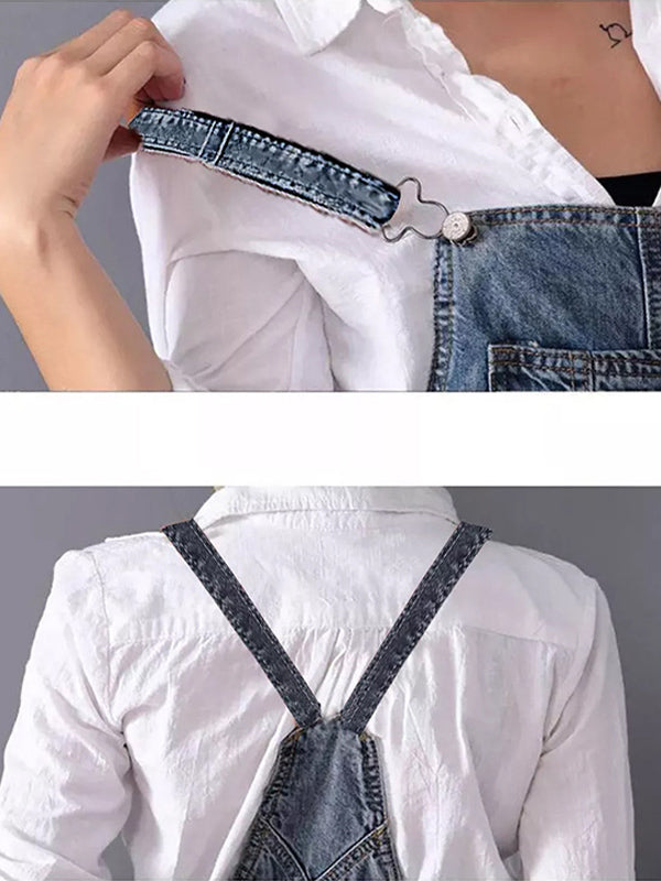 GR | Casual denim pinafore dress