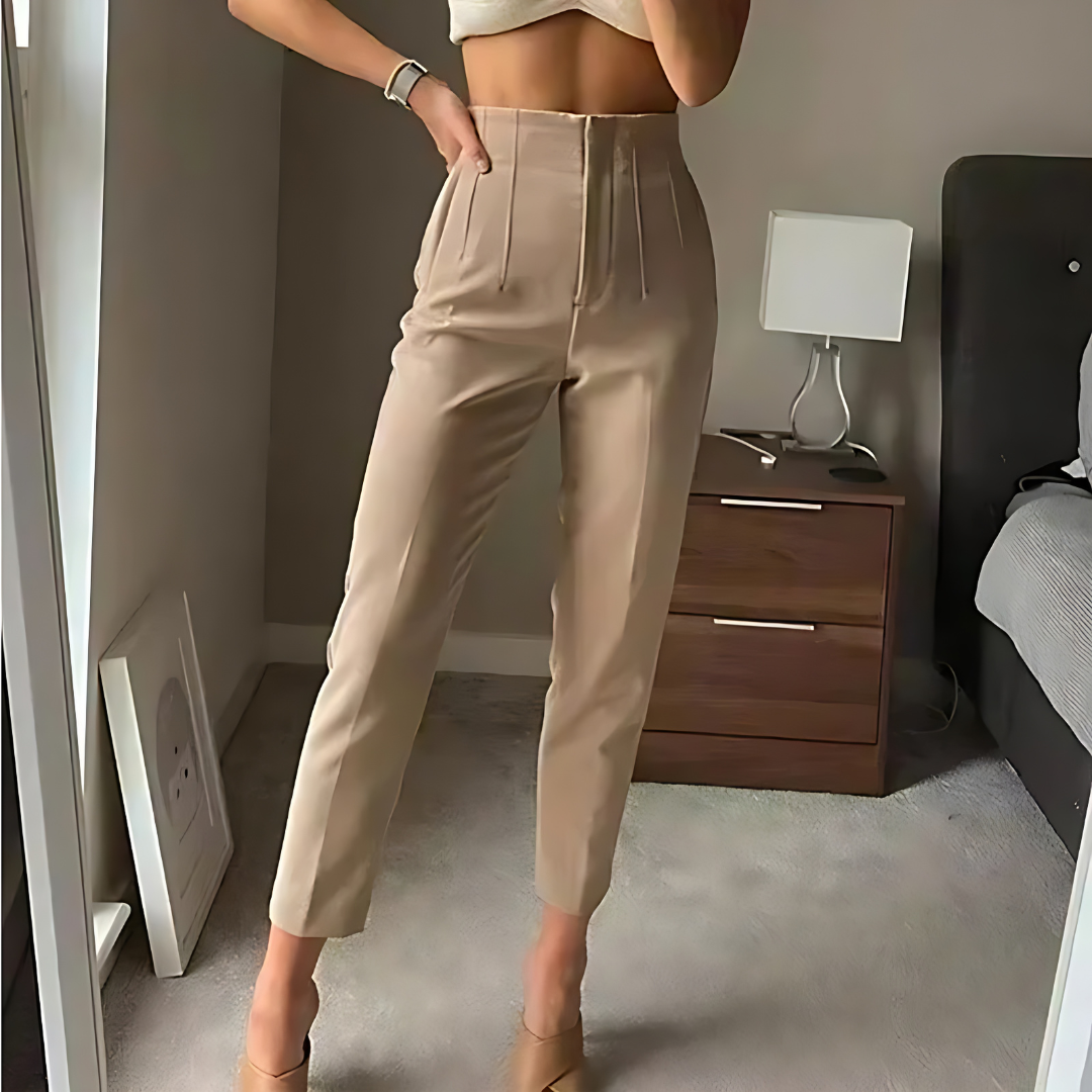GR | Taillierte Damen Hose Traf Fashion