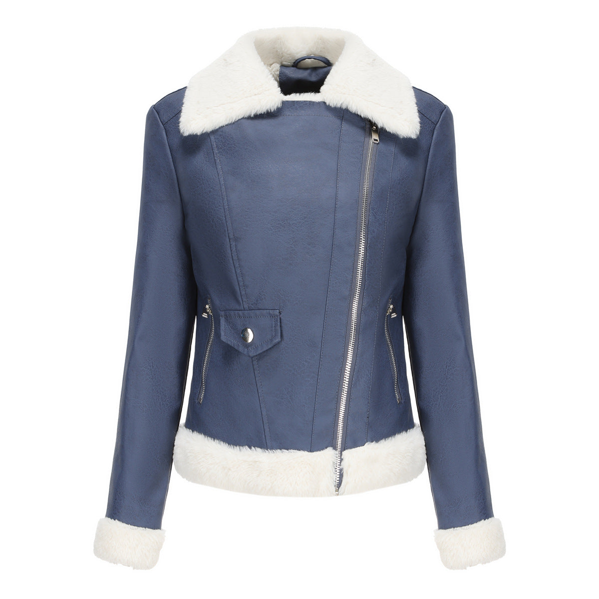 GR | Winterlederjacke mit Fleece-Futter