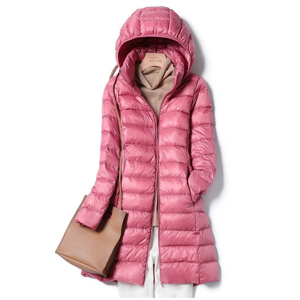 GR | Women's jacket - quilted jacket with hood