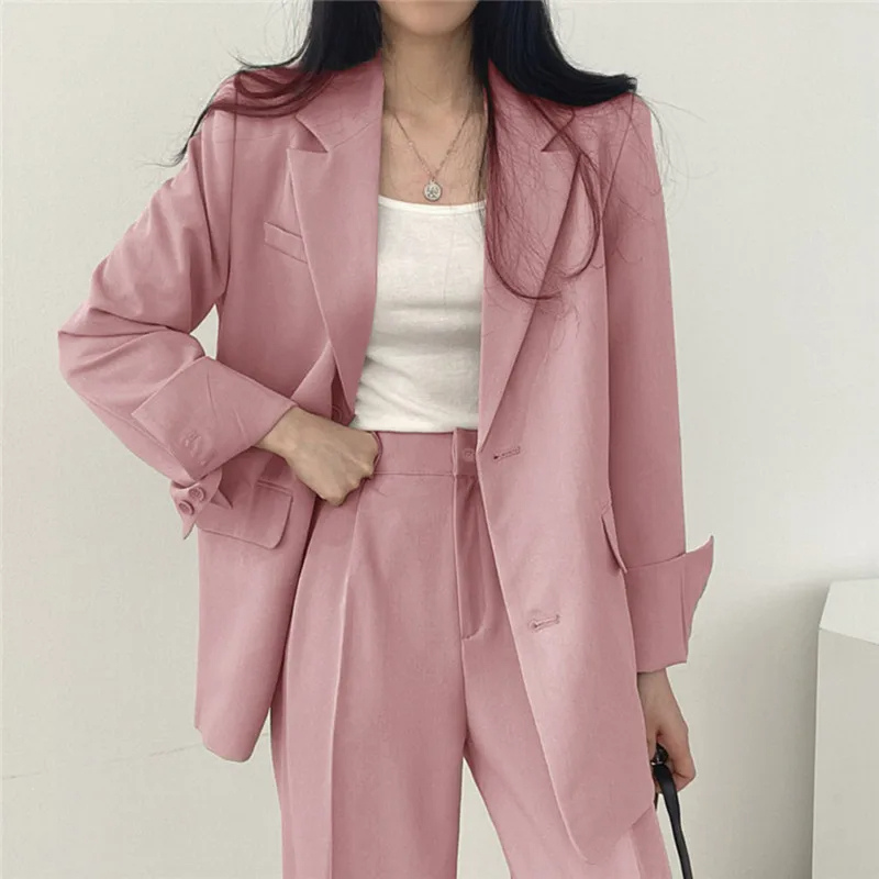 GR | Long women's blazer with wide lapels and relaxed fit