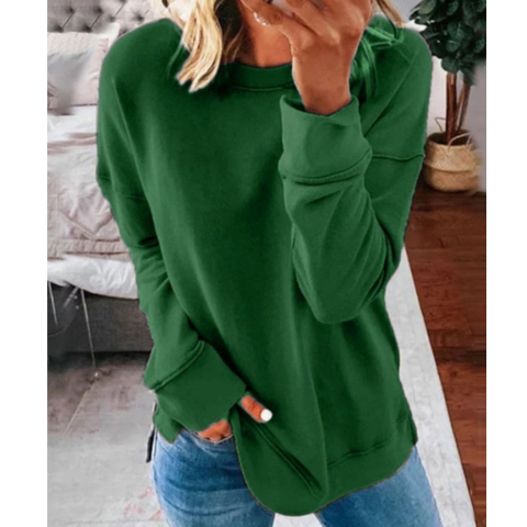 GR | Lässiger Plus Size Pullover Für Frauen