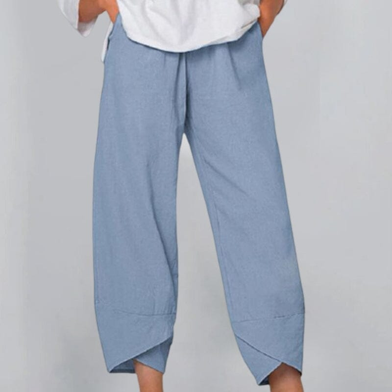 GR | Women's Trousers Lightweight Cotton and Linen Women's Summer Comfort