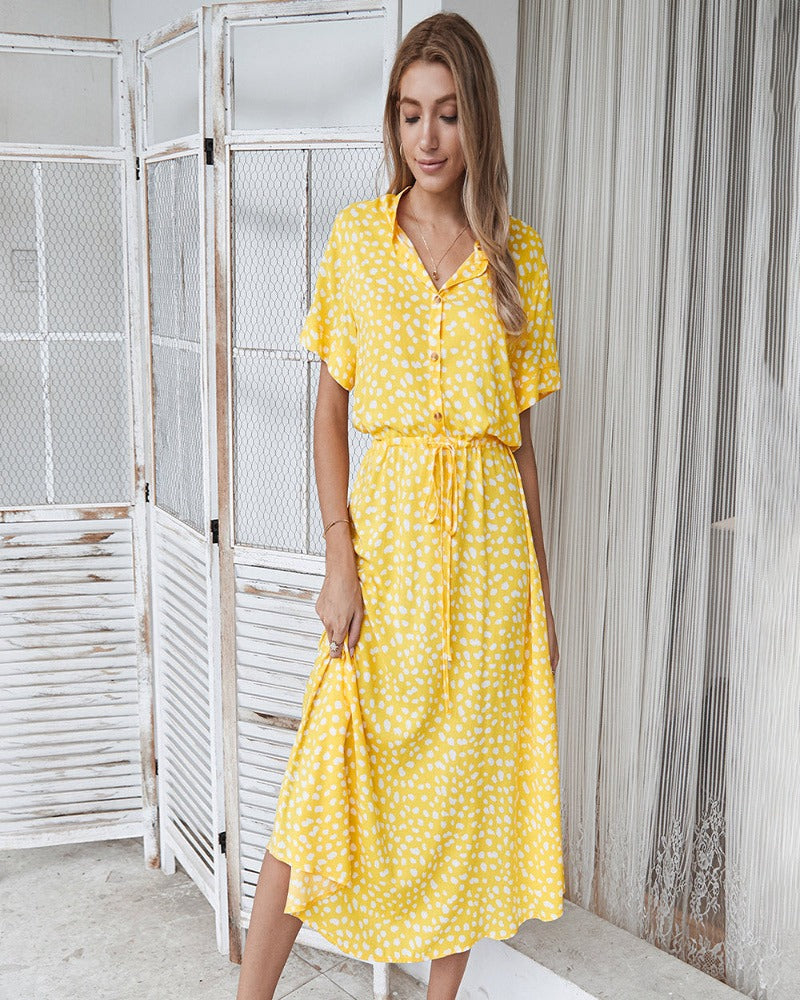 GR | Hemdkleid Für Damen Midi