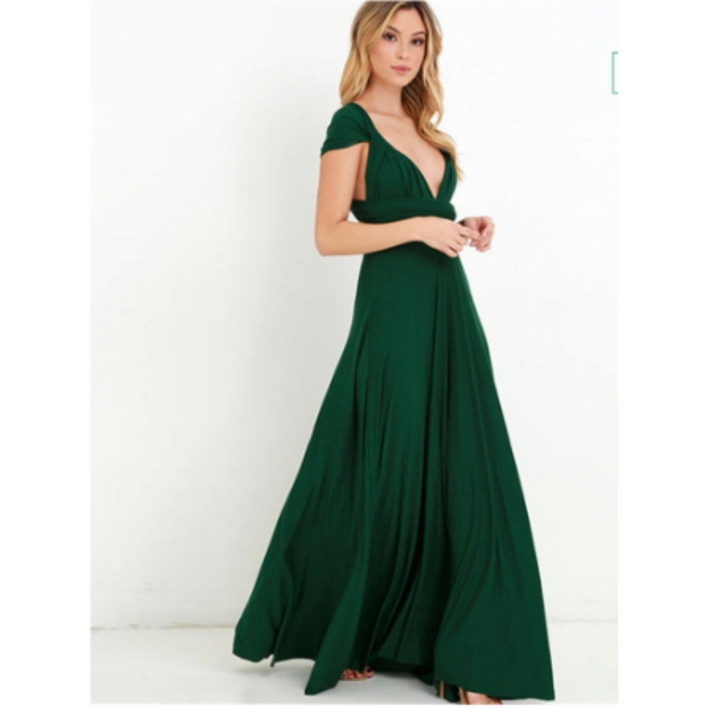 GR | Women's Shaped Satin Dress Stylish