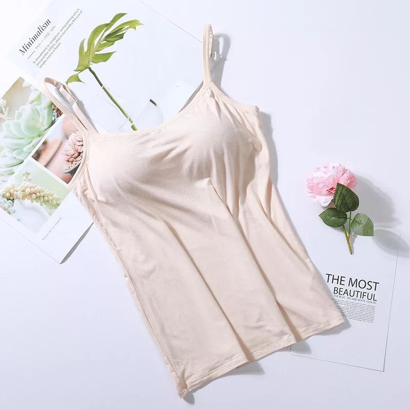 GR | Comfortable tank top with integrated bra for women