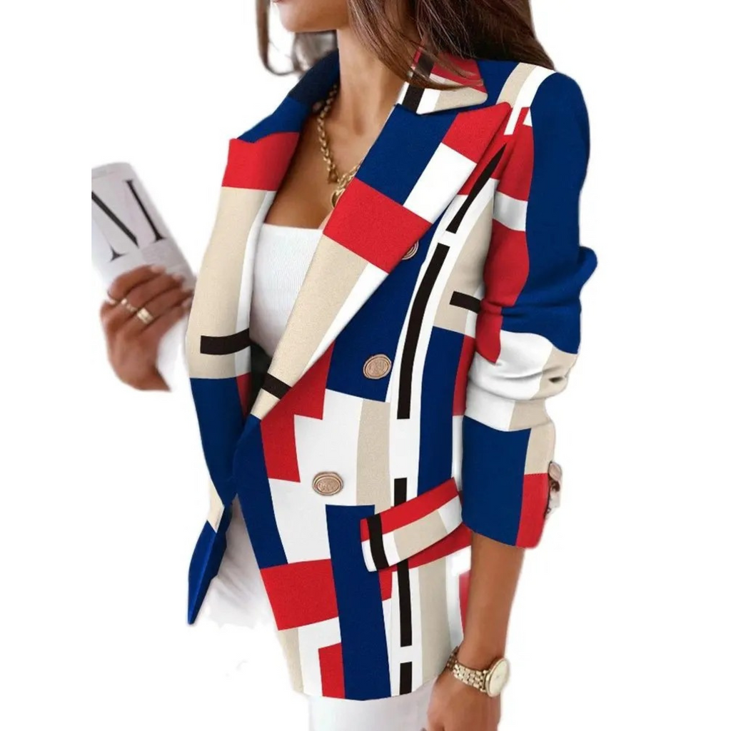 GR – Women's blazer with reversible collar