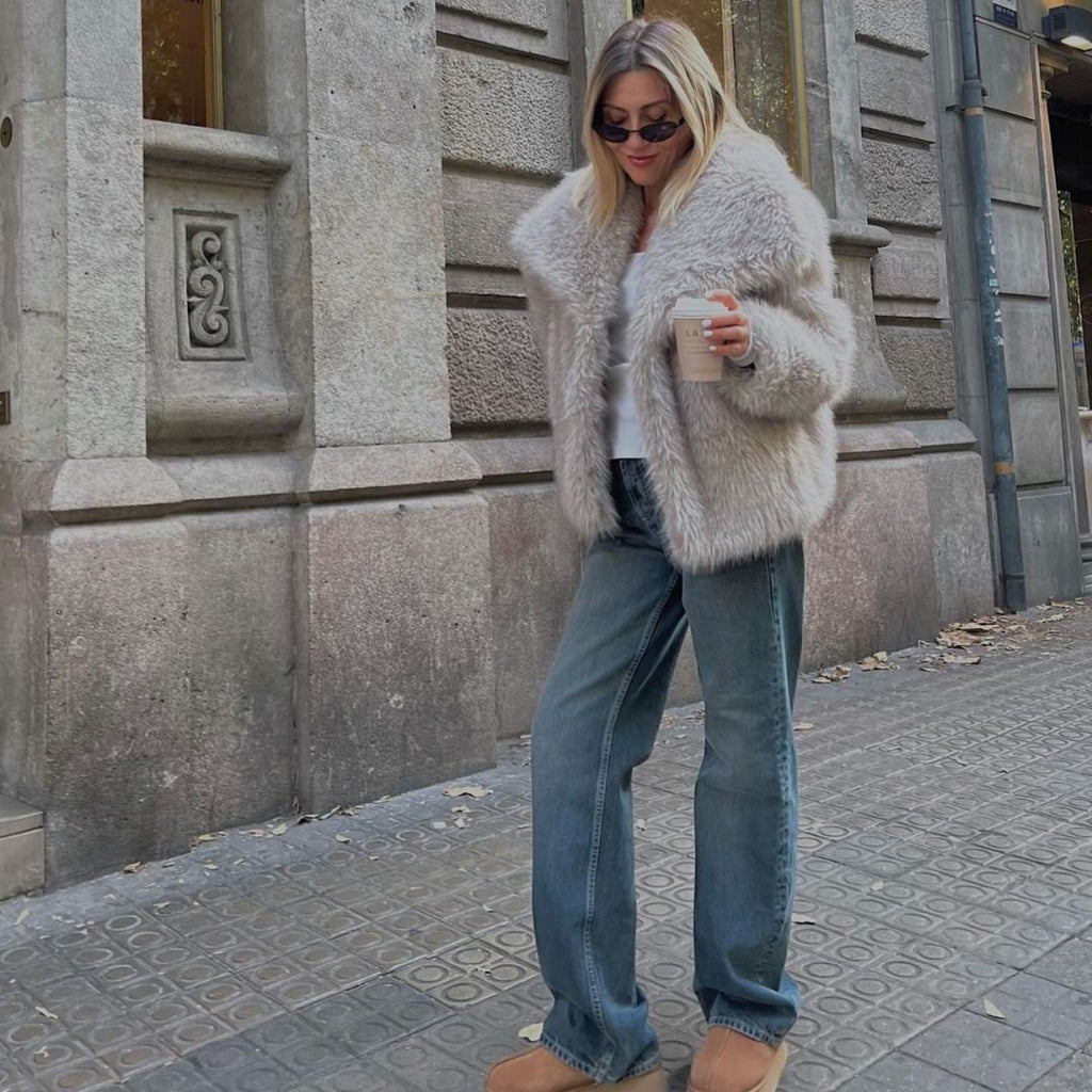 GR - Fur Coat For Women