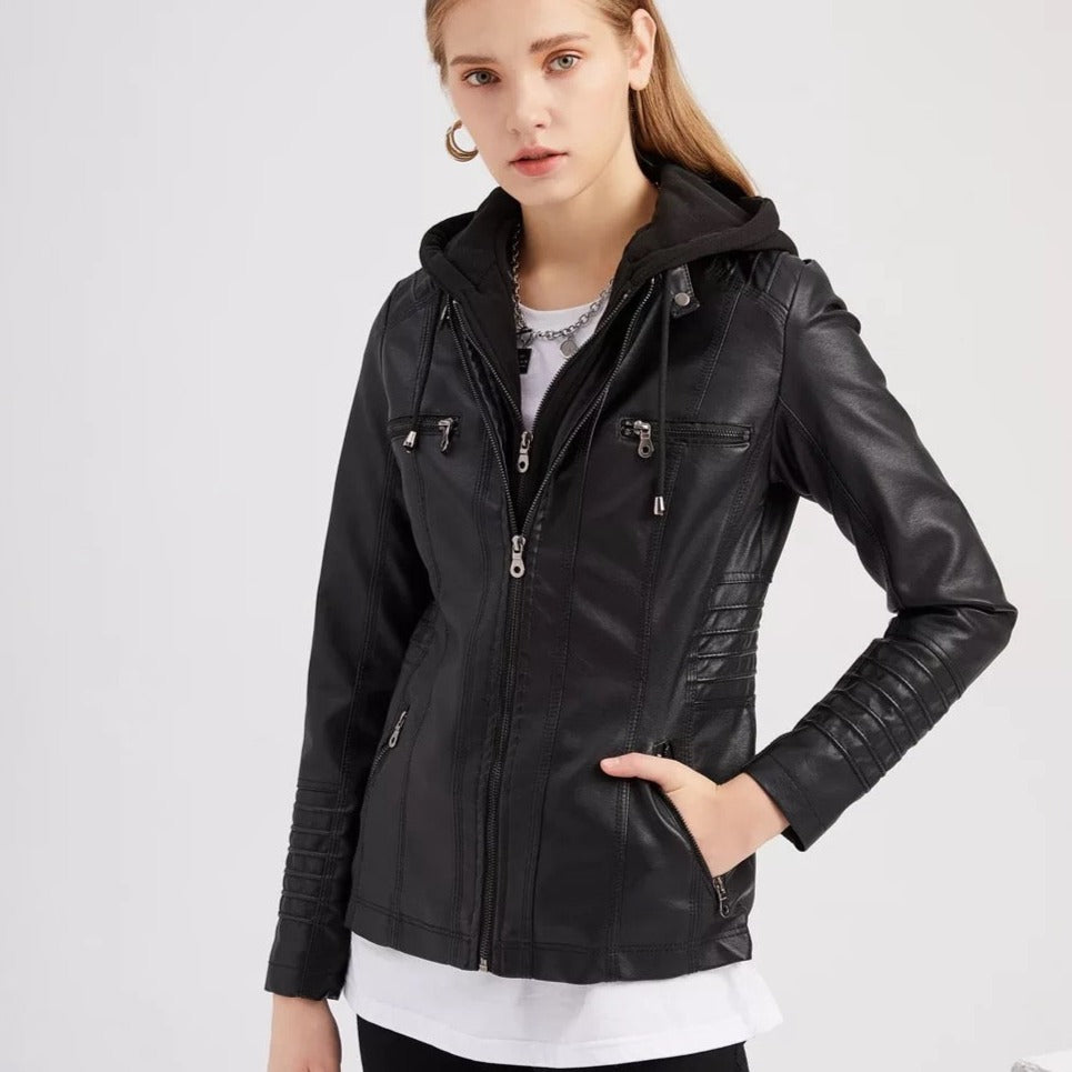 GR | Women's Jacket Stylish Design, Comfortable Fit With Pockets and Hood