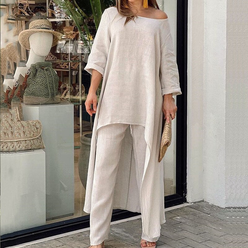 GR | Top and trousers for women