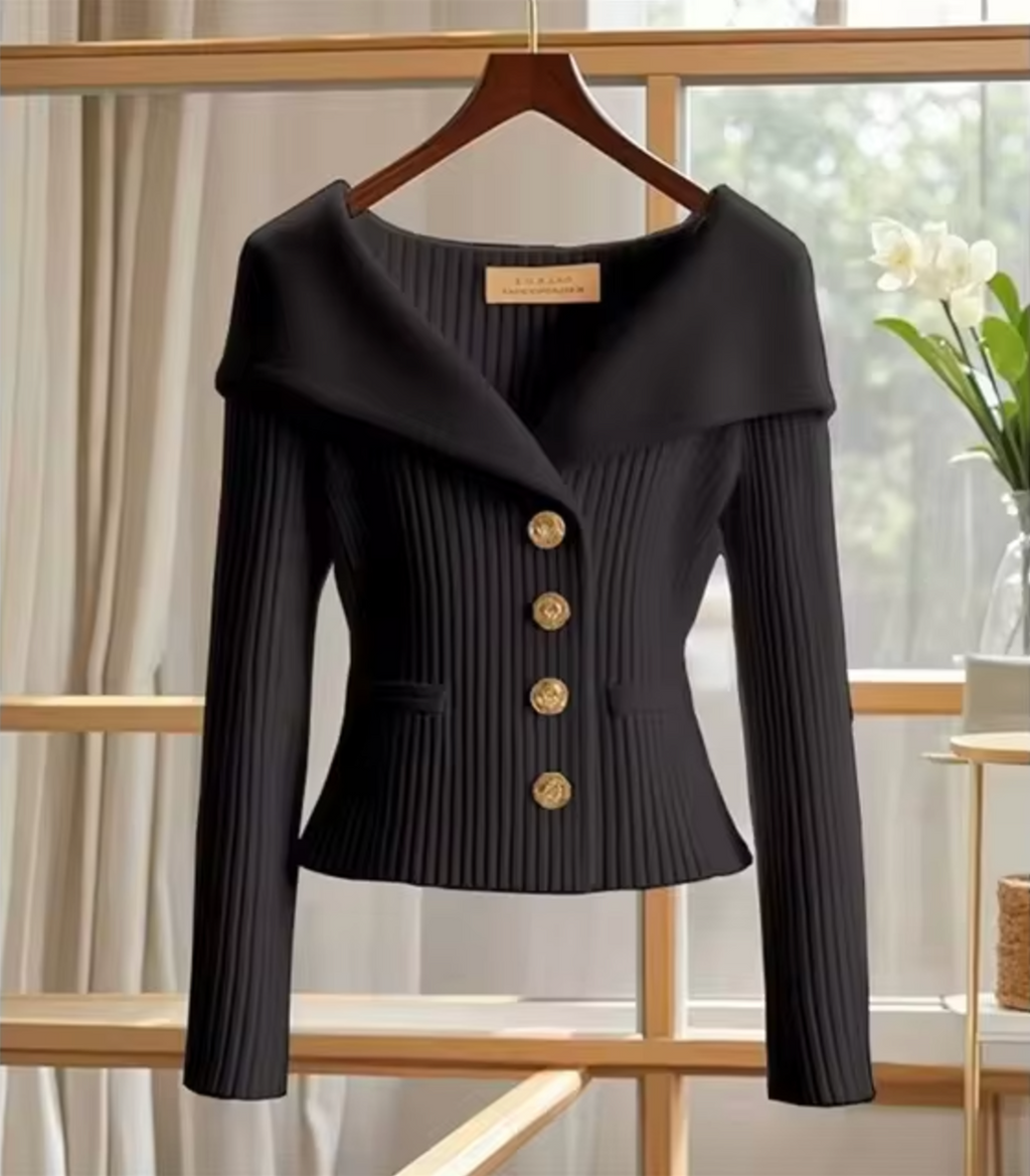GR | Gestrickte Kurze Strickjacke