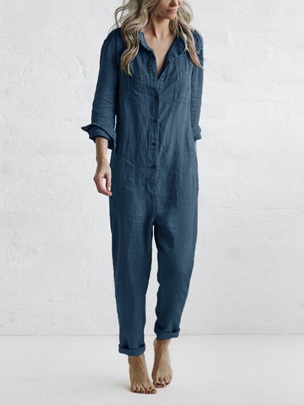 GR | Long-sleeved jumpsuit – Comfortable and stylish