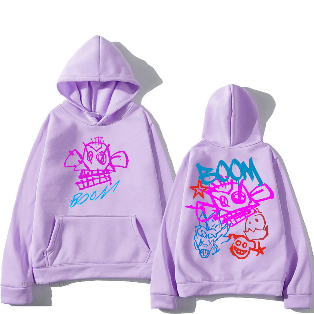 GR | Arcane Jinx cartoon long sleeve hoodie