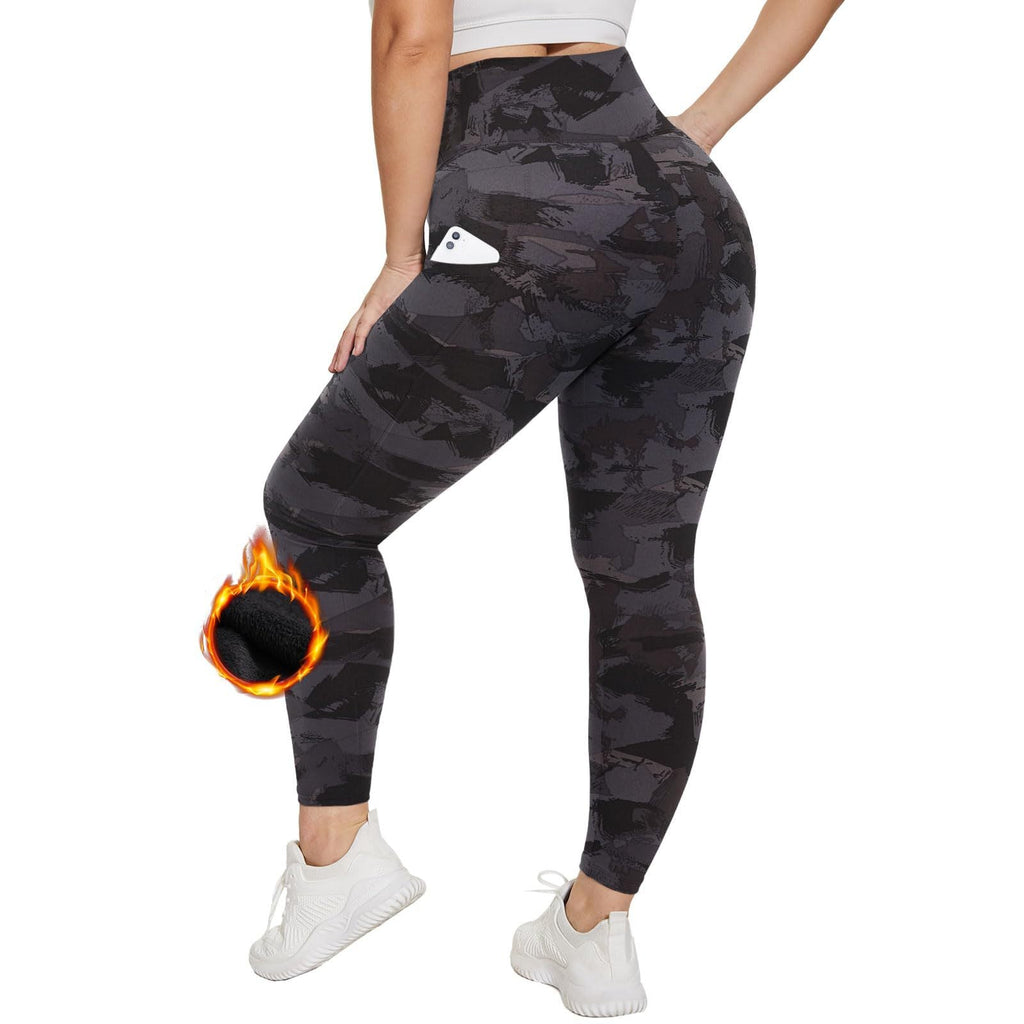 GR | Wunderschöne Enganliegende Fleece Wollleggings