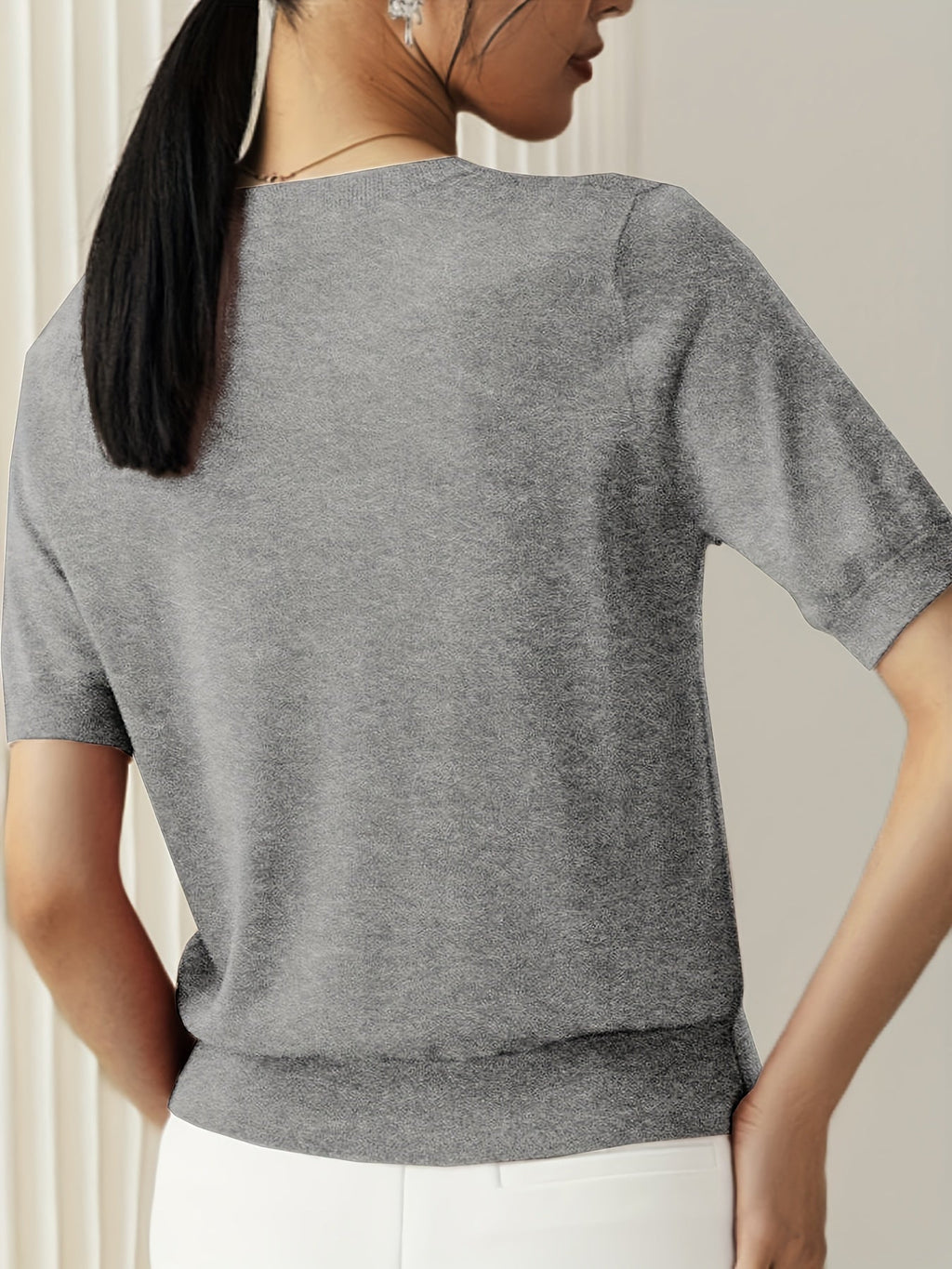 GR | Damen Lässiger Pullover