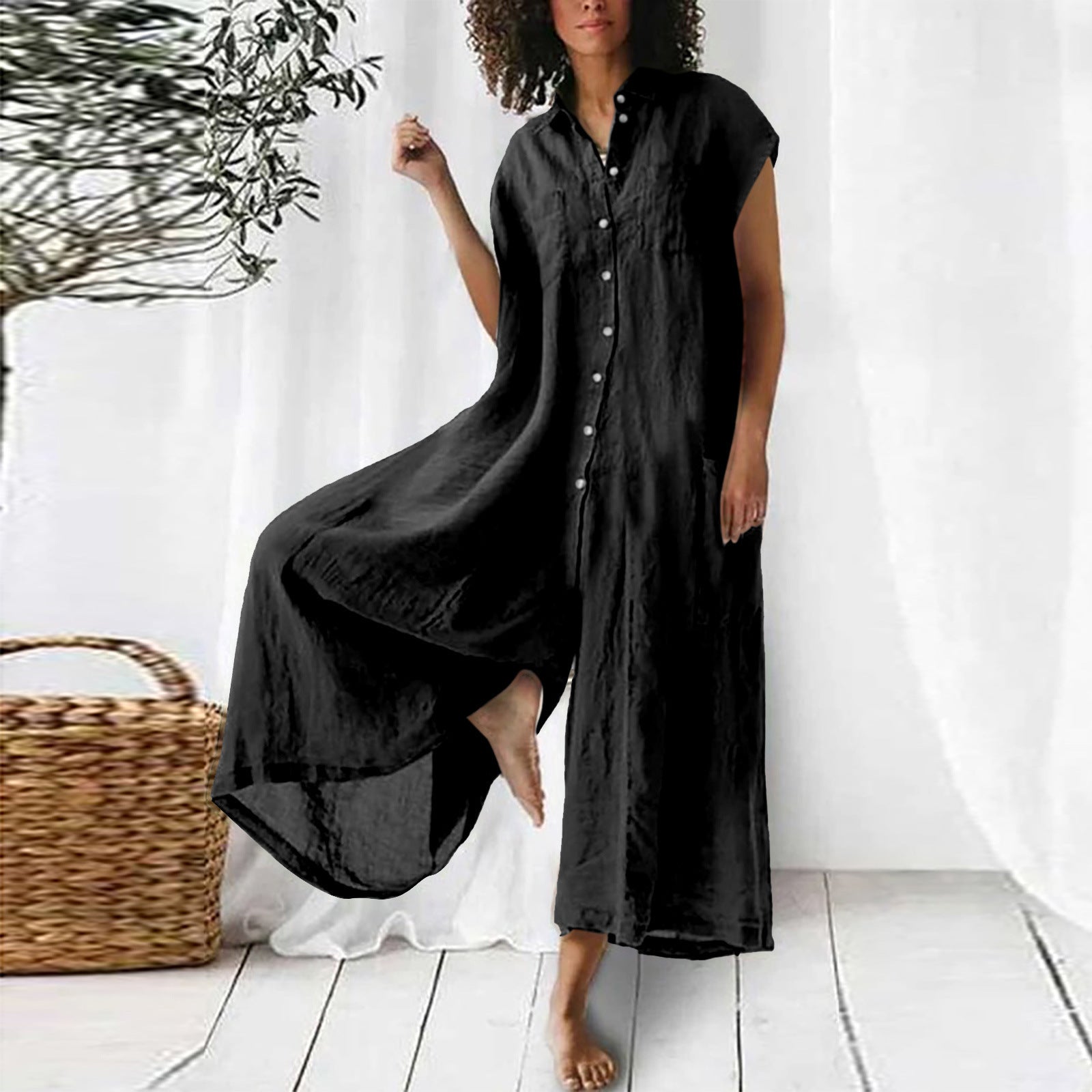 GR | Super Stylish Linen Jumpsuit for Women