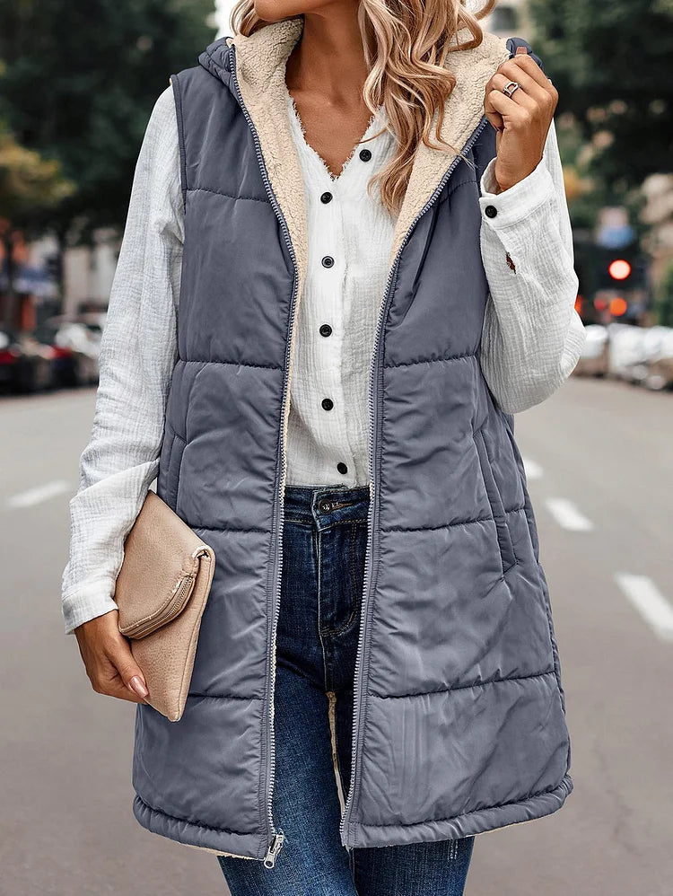 GR | Jamia Reversible Hooded Vest