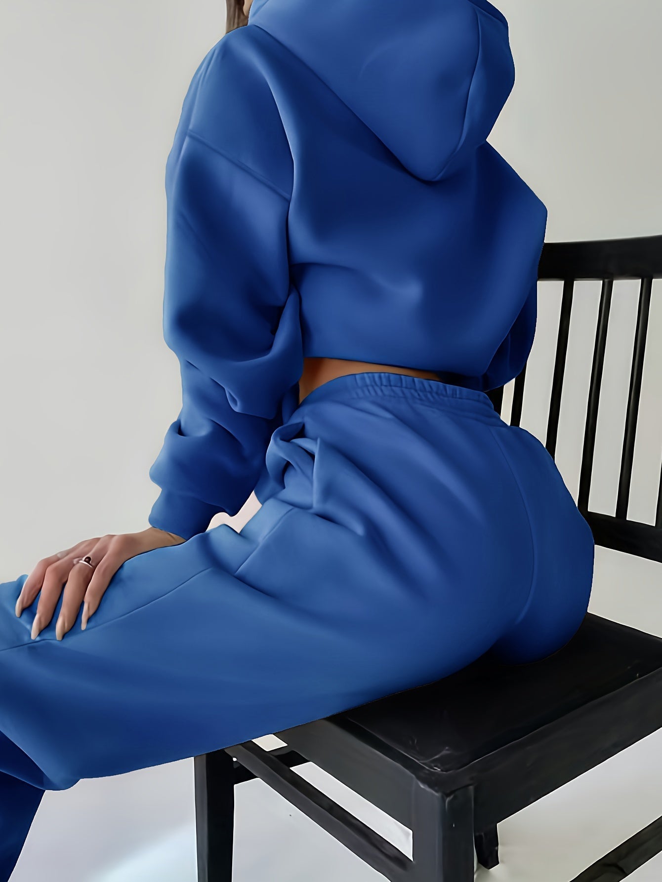 GR | Damen Freizeit Kapuzenpullover und Jogginghosen