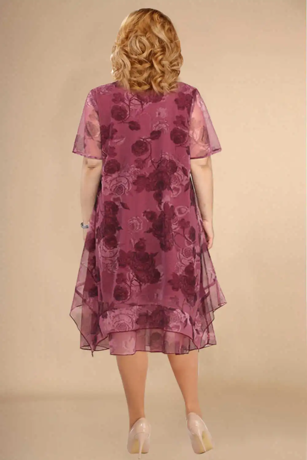 GR | Floral chiffon dress